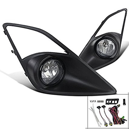 Spec-D Tuning LF-FRS12COEM-HZ Clear Fog Light Kit With Wiring - Lens 